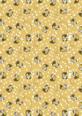 Sweet Honey Bee Pattern