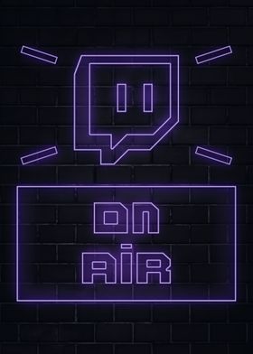 Twitch Neon Logo
