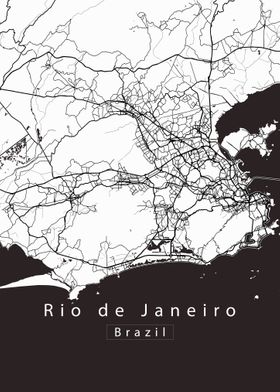 Rio de Janeiro City Map