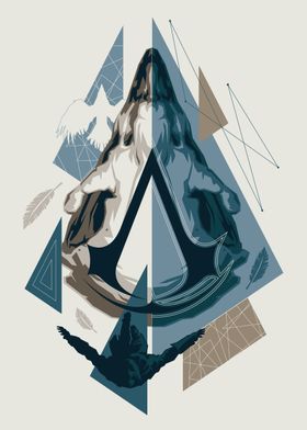 Assassin's Creed Shay Cormac #Displate artwork by artist Mequem