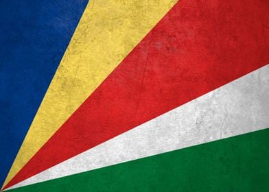 Flag of Seychelles on Wall