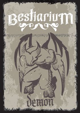 Bestiary Demon Depiction