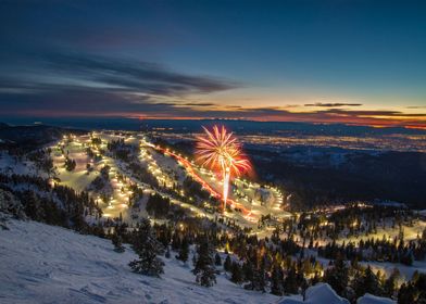 Bogus Basin Fireworks