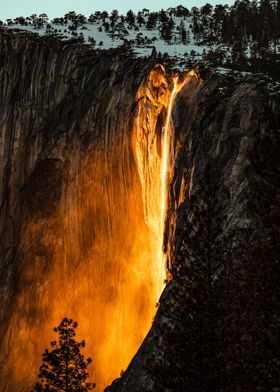 Fire Waterfall 