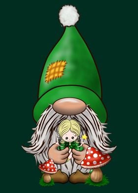 Dwarf Gnome and Elf Fairy