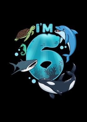 6th Birthday Sea Animals