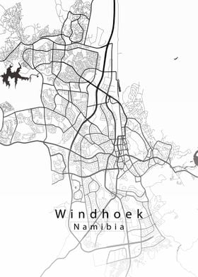 Windhoek City Map