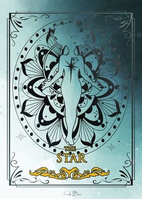 Tarot trump card the star