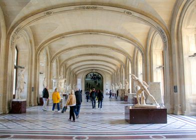 interior of Louvre