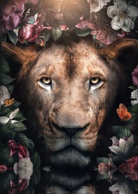 Flowered Lion