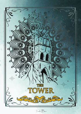 Tarot trump card The TOWER