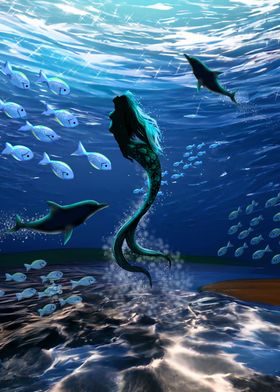 Mermaid Magic Ocean Spirit