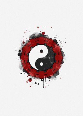 Abstract Yin and Yang