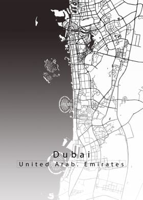 Dubai City Map