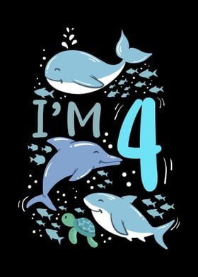 4th Birthday Sea Animal