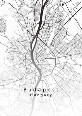 Budapest City Map