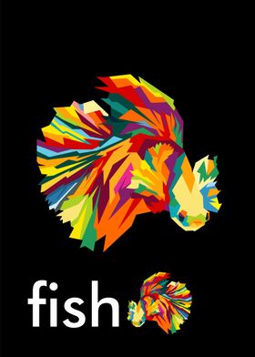 ornamental fish art