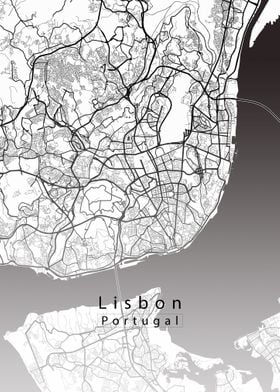 Lisbon City Map