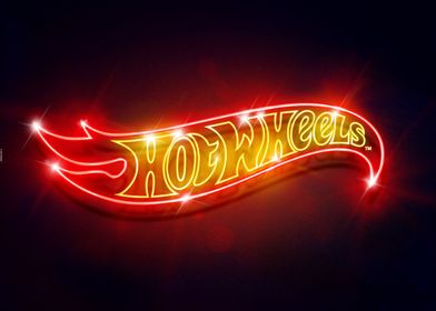 Hot Wheels neon