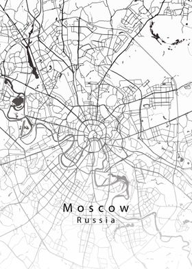 Moscow City Map