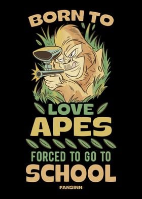 Born To Love Apes Forced T