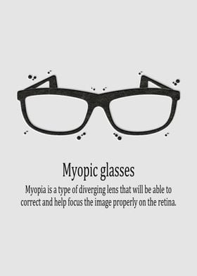 Myopic glasses