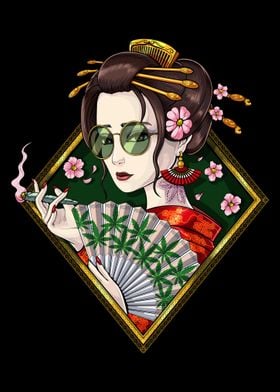 Japanese Geisha Hippie