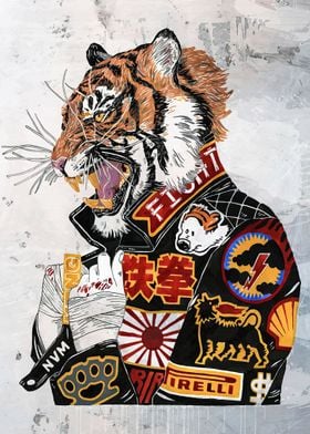 Asian Tiger King art