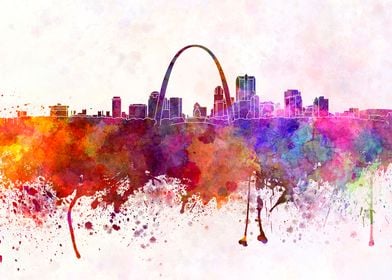 St Louis skyline 