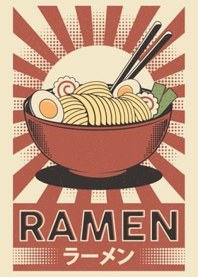 Ramen Poster Vintage