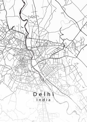 Delhi City Map