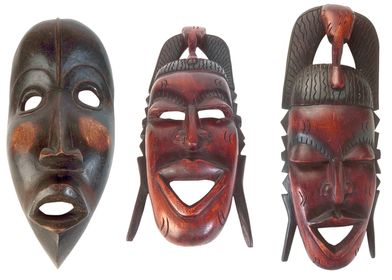 masks africa smile