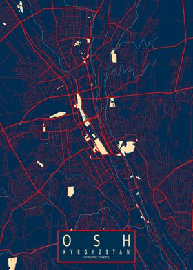 Osh City Map Hope