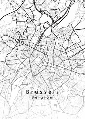 Brussels City Map