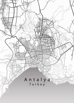 Antalya City Map