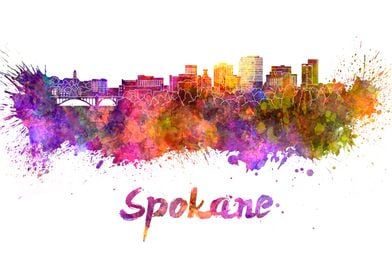 Spokane skyline 