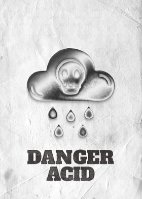 Danger Acid Sign