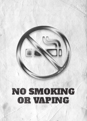 No smoking sign