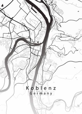 Koblenz City Map