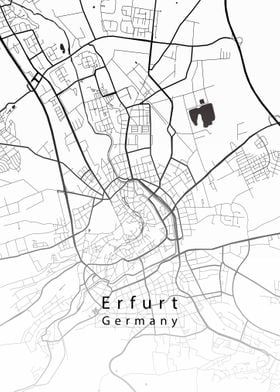 Erfurt City Map