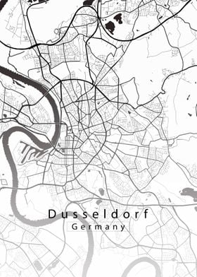 Dusseldorf City Map