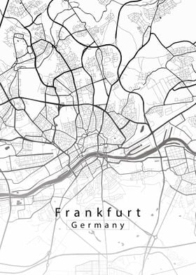 Frankfurt City Map