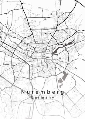 Nuremberg City Map