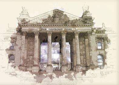 Berlin City Travel Art