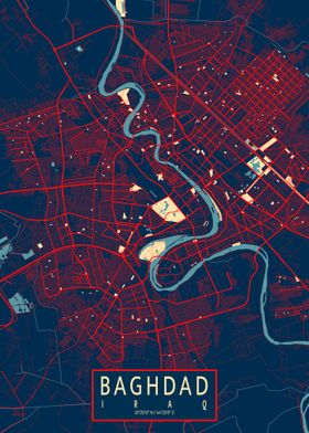 Baghdad City Map Hope