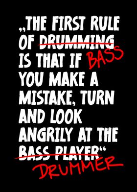 First Rule Bass Player