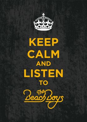 keep calm music poster