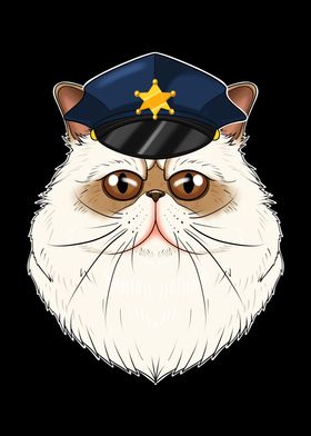 Police Himalayan Cat