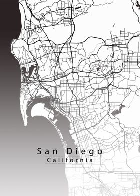 San Diego City Map