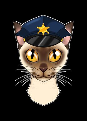 Police Burmese Cat